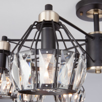 Потолочная люстра Eurosvet Lord 70075/8 черный 00000083339