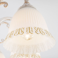 Потолочная люстра Eurosvet Campina 60107/8 белый с золотом a045773