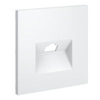 Накладка для розетки компьютерной RJ45 кат.6 Voltum S70 (белый матовый) VLS001302