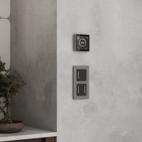 Умный сенсорный терморегулятор с LCD дисплеем Werkel (дымчатый) W1851104 a071605