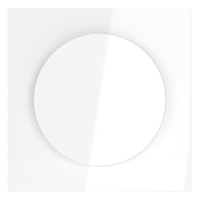 Накладка для светорегулятора поворотно-нажимного Voltum S70 (белый глянцевый) VLS002001