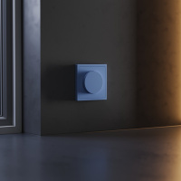 Накладка для светорегулятора поворотно-нажимного Voltum S70 (деним) VLS002015