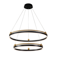 Люстра подвесная светодиодная Crystal Lux FERNANDO SP123W LED  BLACK/GOLD