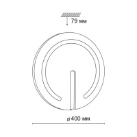 Настенно-потолочный светодиодный светильник Sonex Button 3041/DL