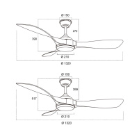 Люстра потолочная с вентилятором светодиодная Sonex STORM 7701/24L