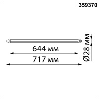 Модульный светильник светодиодный Novotech GLAT 359370
