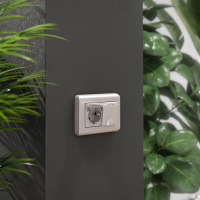 Розетка двойная влагозащищенная, с заземлением и с защитными крышками и шторками Werkel W1172213 a057289