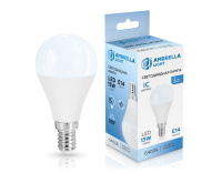 Лампа светодиодная 13W E14 6400K Ambrella light G45 451316