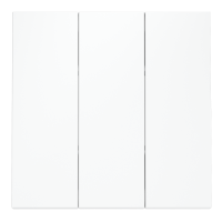 Клавиши для выключателя/переключателя трехклавишного Voltum S70 (белый матовый) VLS000502