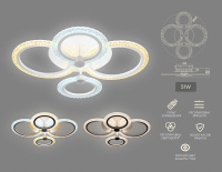 Потолочная светодиодная люстра Ambrella light Acrylica FA4061
