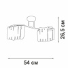 Люстра потолочная Vitaluce V5884-0/2PL