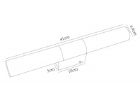Подсветка для зеркал светодиодная Arte Lamp Callisto A2828AP-1CC