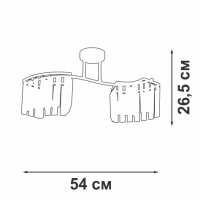 Люстра потолочная Vitaluce V5884-0/2PL