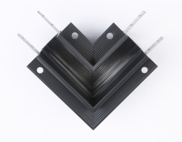 Коннектор угловой для встраиваемого шинопровода магнитный Ambrella light Track System GL3354