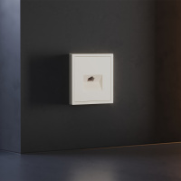 Накладка для розетки компьютерной RJ45 кат.6 Voltum S70 (хлопок) VLS001313