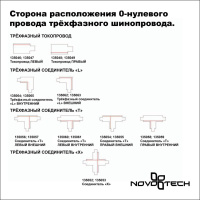 Шинопровод трехфазный Novotech PORT 135239