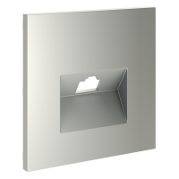 Накладка для розетки компьютерной RJ45 кат.6 Voltum S70 (сталь) VLS001305