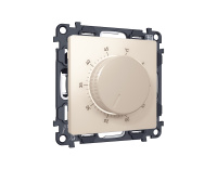 Комплект механизма терморегулятора с датчиком для теплого пола с подсветкой 16A-250V Ambrella Volt Alfa MA325710