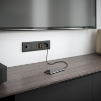 Розетка с быстрой зарядкой USB Type A+С Werkel W1171708 a056275