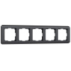 Рамка на 5 постов графитовая Werkel Stream W0052104 4690389162510 a051271