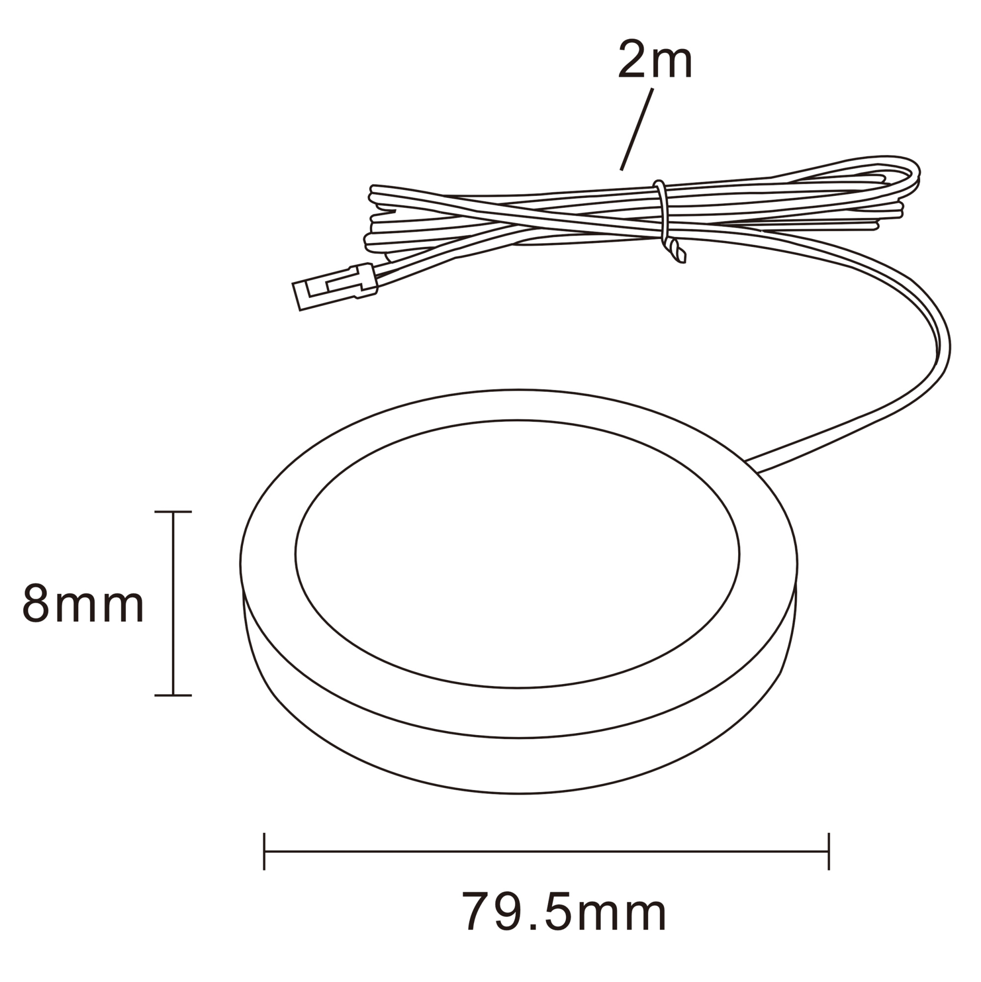 Светильник накладной мебельный светодиодный Lightstar Mobiled 036530