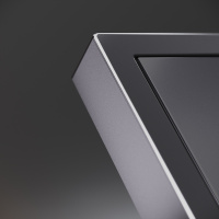 Накладка для розетки с заземлением Voltum S70 METAL (антрацит) VLSM000612