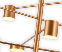 Люстра на штанге светодиодная Kink Light Мекли 07650-8,33(3000K) 00019007