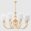 Люстра подвесная Crystal Lux ELENA SP8 GOLD