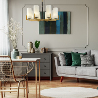 Люстра на штанге Maytoni Fortano MOD089PL-08BS