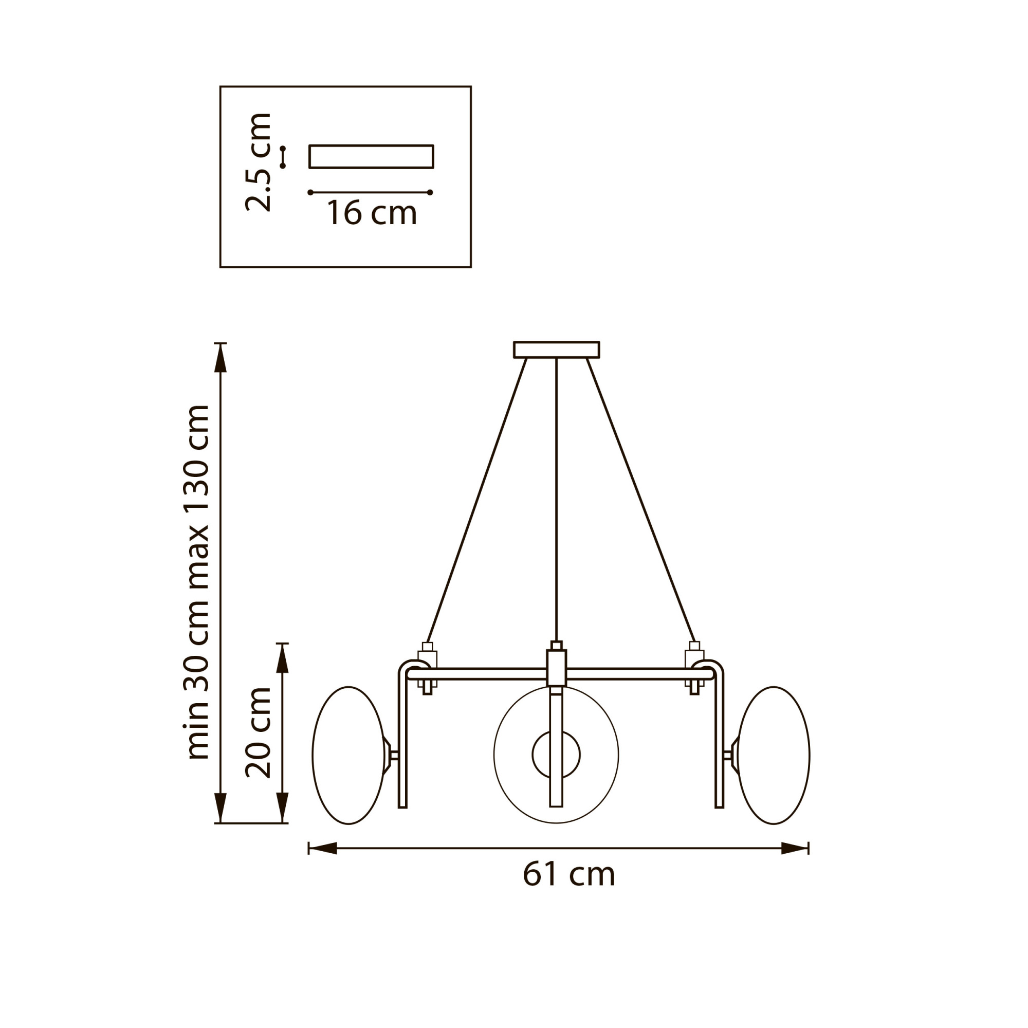 Светильник подвесной Lightstar Gamma G9 737136