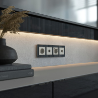 ТВ-розетка оконечная дымчатый Werkel W1283004 a069469