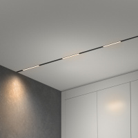 Трековый магнитный светодиодный светильник Elektrostandard Slim Magnetic 85000/01 черный (a067372)