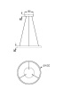 Люстра подвесная светодиодная Maytoni Rim MOD058PL-L22BSK