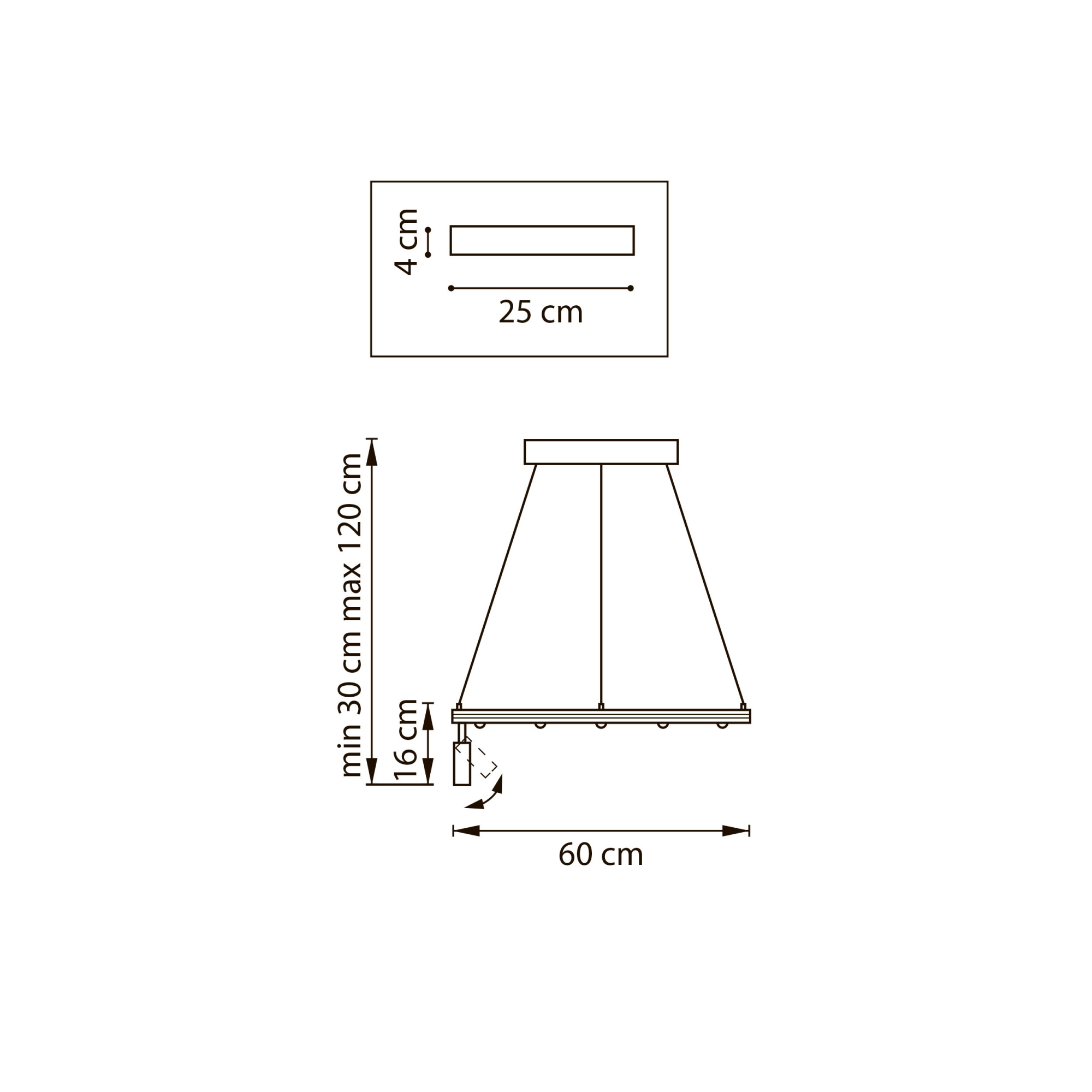 Светильник подвесной светодиодный Lightstar Dive 740467