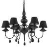 Подвесная люстра Ideal Lux Blanche SP6 Nero 111872 Подвесная люстра Ideal Lux Blanche SP6 Nero 111872