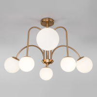Люстра на штанге Eurosvet Alix 30177/6 латунь a055499