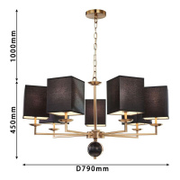 Подвесная люстра Favourite Diva 2822-7P