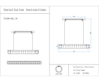 Светильник подвесной светодиодный Kink Light Гэлли 07599-90L,36