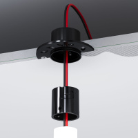 Встраиваемое крепление для круглого гибкого неона Elektrostandard Full light FL 2860 Черный a070755