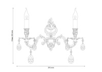 Бра Lucia Tucci BARLETTA W1730.2 antique