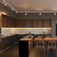 Трековый однофазный светодиодный светильник Novotech SELENE 359159