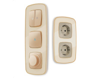 Рамка 1-постовая Ambrella Volt OMEGA Coint OF640341