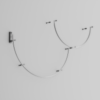 Шинопровод однофазный накладной/подвесной Maytoni Flarity TRX154-2SR-D1800-B