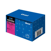 Уличная светодиодная гирлянда Uniel бахрома 220V синий/белый ULD-B3007-200/TTK Blue-White IP44 UL-00007210 Уличная светодиодная гирлянда Uniel бахрома 220V синий/белый ULD-B3007-200/TTK Blue-White IP44 UL-00007210