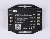 Контроллер WIFI Tuya для лент RGB c радио пультом 2.4G 24A 12V 288W/ 24V 576W Ambrella light GS GS11551