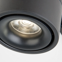 Трековый светильник для однофазного шинопровода Elektrostandard Klips Черный 15W 4200K LTB21 Черный a040438