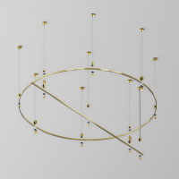 Шинопровод однофазный накладной/подвесной Maytoni Flarity TRX154-2SR-D1500-BS