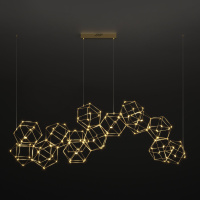 Люстра светодиодная подвесная Eurosvet Uma 90168/14 медь a061147