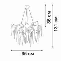Люстра подвесная Vitaluce V2875-8/7S