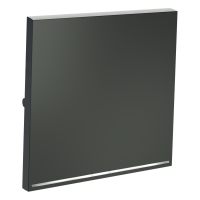 Клавиша для выключателя/переключателя одноклавишного с подсветкой Voltum S70 (титан) VLS000206